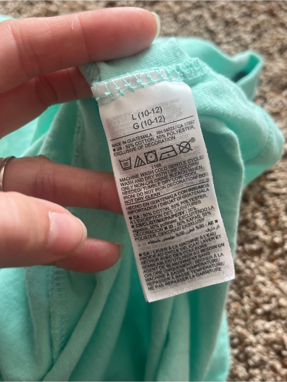 Old Navy Kids' Mint Green Graphic Tee - Picture 6 of 7